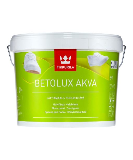 BETOLUX AKVA LATTIAMAALI VALKOINEN 9L