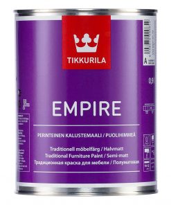 EMPIRE KALUSTEMAALI PUOLIHIMMEÄ VALKOINEN