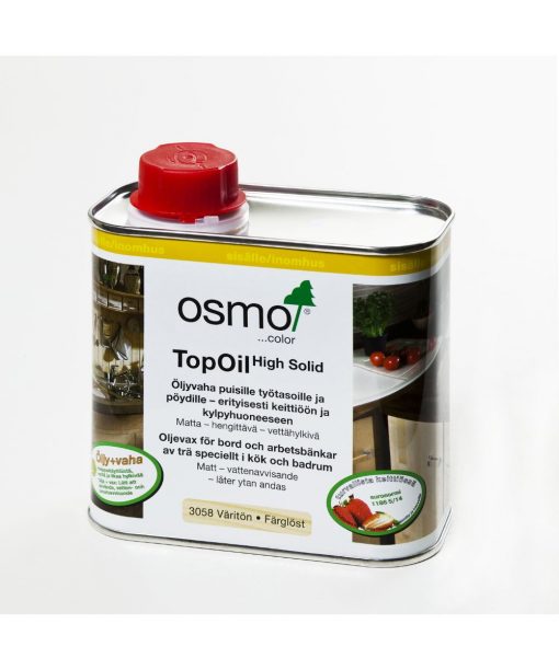 OSMO COLOR ÖLJYVAHA TOPOIL TYÖTASOILLE 0.5L