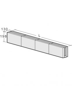 RUNKOPALKKI 1200X130X198 RH4 WEBER