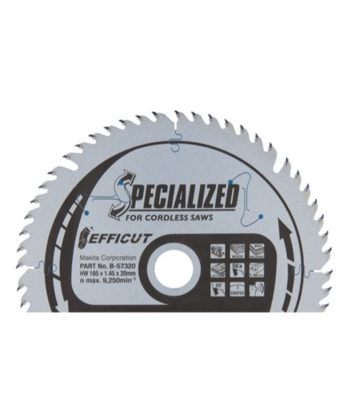 SIRKKELINTERÄ 165X20MM EFFICUT Z-56