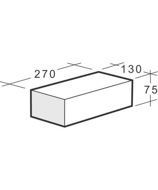 TIILI NKH KAHI 270X130X75MM