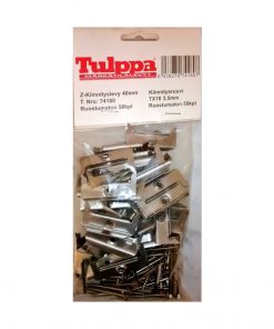 TULPPA® Z-KIINNIKE 40MM + RUUVI TX10 3,5MM