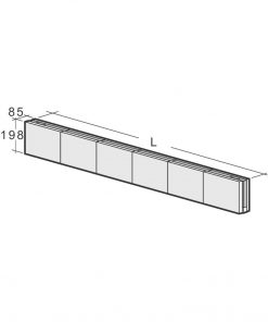 VÄLISEINÄPALKKI KAHI 1200X85X198MM VHR4 WEBER