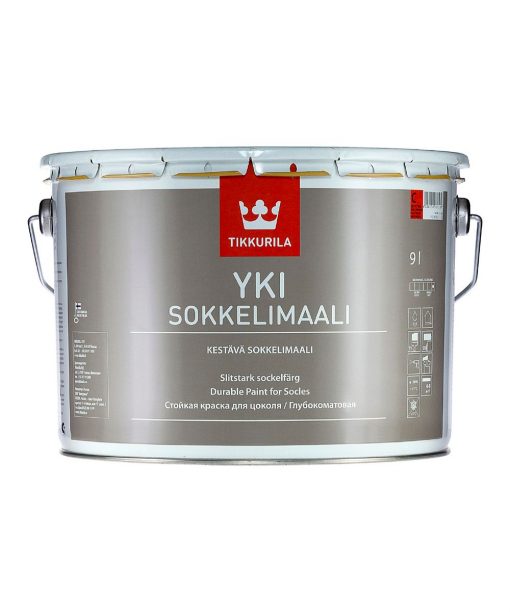 Yki sokkelimaali valkoinen 9l