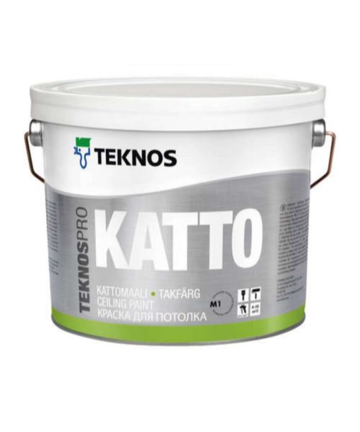 TEKNOSPRO KATTO KATTOMAALI VALKOINEN 2.7L