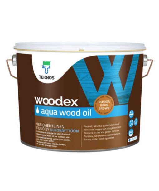 WOODEX AQUA WOOD OIL BROWN 9L