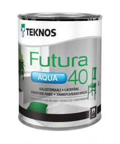 FUTURA AQUA 40 KALUSTEMAALI PK VALKOINEN PM 1