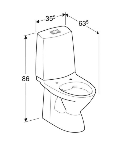 WC-ISTUIN IDO GLOW 60