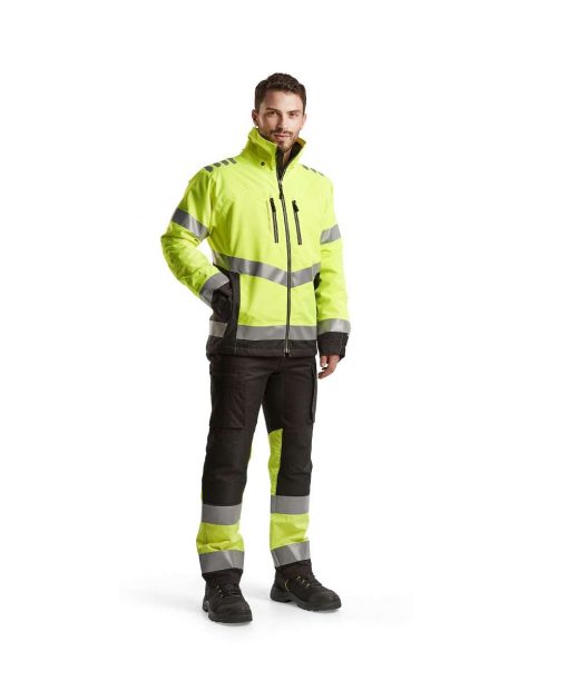 BLÅKLÄDER RIIPPUTASKUHOUSUT 1558 HIGHVIS STRETCH