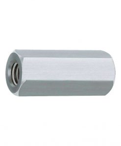 M8X25 JATKOMUTTERI ZN DIN6334 10 KPL