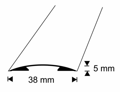 SAUMALISTA 38MM/2M VALKOINEN TARRAKIINNITYS