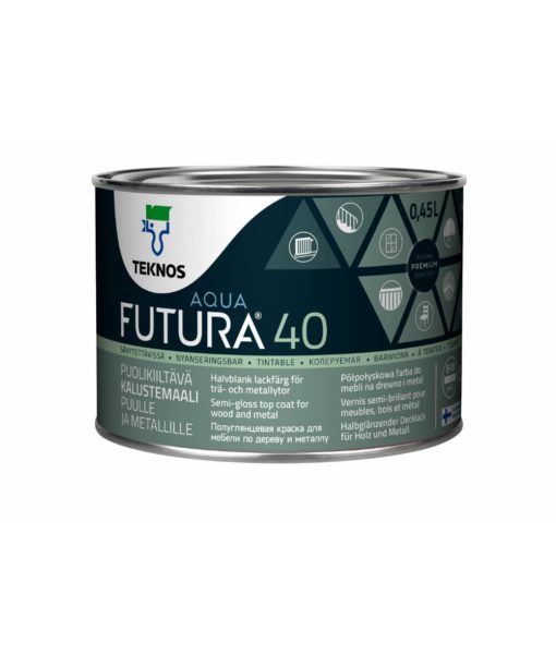 FUTURA AQUA 40 KALUSTEMAALI 0.45L