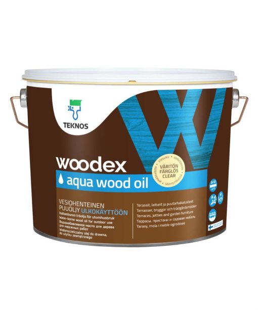 WOODEX AQUA WOOD OIL VÄRITÖN 9L