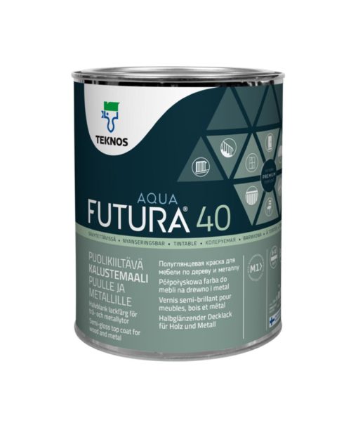 FUTURA AQUA 40 KALUSTEMAALI 0.9L