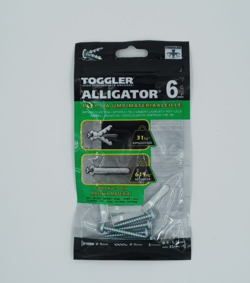 TULPPA ALLIGATOR AF6-5 6MM 5KPL