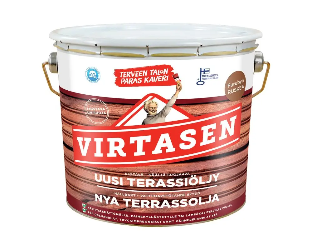 VIRTASEN UUSI TERASSIÖLJY FURUBYN RUSKEA