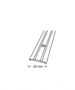 SAUMALISTA 25MM/1M KULTA-ELOKSOITU